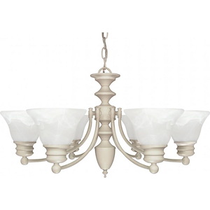 Empire-Six Light Chandelier-26 Inches Wide by 14 Inches High - 183768
