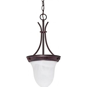 One Light Pendant-9.75 Inches Wide by 20.5 Inches High