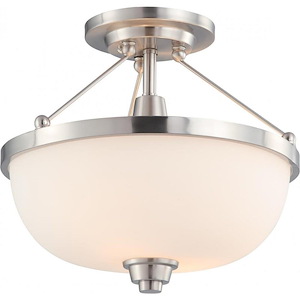 Helium-Two Light Semi-Flush Mount-13.75 Inches Wide by 12 Inches High - 278590