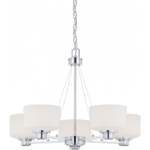 Soho-Five Light Chandelier-27.5 Inches Wide by 20.25 Inches High