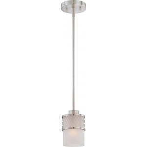 Fusion-One Light Mini-Pendant-5 Inches Wide by 45.75 Inches High