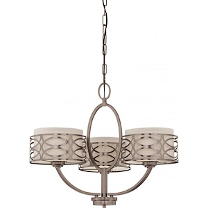 Harlow-Three Light Chandelier -25 Inches Wide by 20.38 Inches High