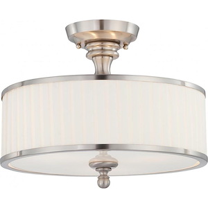Candice-Three Light Semi-Flush Mount-15 Inches Wide by 7.5 Inches High - 278860
