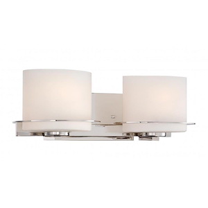 Loren-2 Light Vanity Fixture-18.75 Inches Wide by 6.25 Inches High