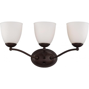 Patton-3 Light Vanity Fixture-21 Inches Wide by 10 Inches High - 339403