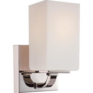 Vista-One Light Bath Vanity-4.5 Inches Wide by 8 Inches High