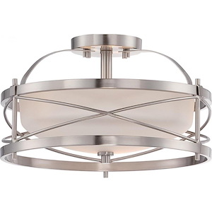 Ginger-Two Light Semi-Flush Mount-14 Inches Wide by 8.25 Inches High - 446828
