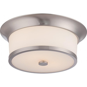 Mobili-Two Light Flush Mount-13.13 Inches Wide by 5.13 Inches High
