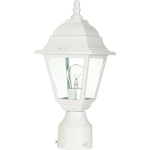 Briton-One Light Outdoor Post Lantern-6 Inches Wide by 14 Inches High - 184129