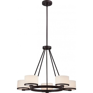 Celine-Five Light Chandelier-26.88 Inches Wide by 58.5 Inches High