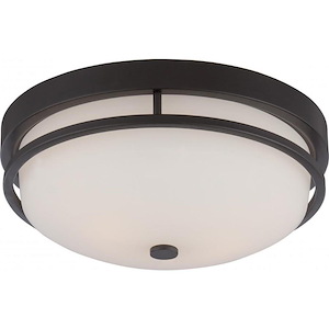 Nevel-Two Light Flush Mount-13 Inches Wide by 5.25 Inches High