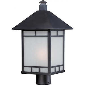 Drexel-One Light Outdoor Post Lantern-10 Inches Wide by 18 Inches High - 446895
