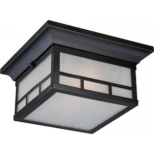 Drexel-Two Light Outdoor Flush Mount-11 Inches Wide by 5.5 Inches High