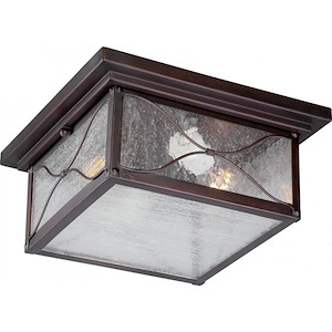Vega-Two Light Outdoor Flush Mount-11.25 Inches Wide by 5.13 Inches High - 446888