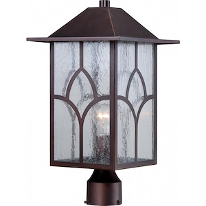 Stanton-One Light Outdoor Post Lantern-10 Inches Wide by 17.75 Inches High - 446871