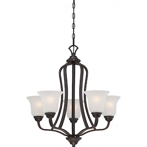 Elizabeth-Five Light Chandelier-25 Inches Wide by 24.63 Inches High - 446903