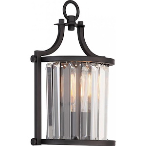 Krys-One Light Wall Sconce-8.25 Inches Wide by 12.75 Inches High - 184102
