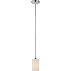 Willow-One Light Mini-Pendant-3.88 Inches Wide by 44.63 Inches High