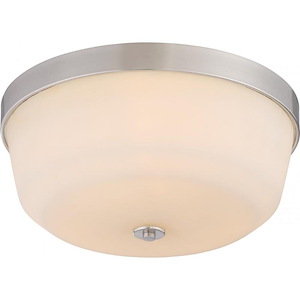 Laguna-Three Light Flush Mount-15.13 Inches Wide by 6.75 Inches High