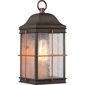 Howell-One Light Medium Outdoor Wall Lantren-7 Inches Wide by 14.13 Inches High - 668641