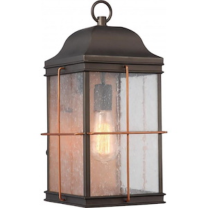 Howell-One Light Large Outdoor Wall Lantren-8.75 Inches Wide by 17.13 Inches High - 668640