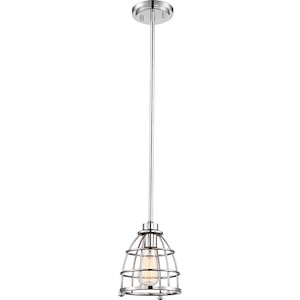 Maxx-One Light Small Pendant-7.25 Inches Wide by 46.5 Inches High - 668636