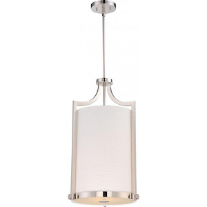 Meadow-Three Light Foyer-14 Inches Wide by 24 Inches High