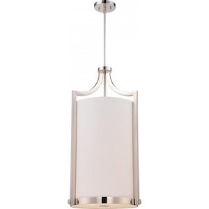 Meadow-Four Light Large Pendant-17 Inches Wide by 32 Inches High
