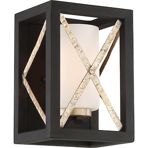 Boxer-One Light Wall Sconce-7 Inches Wide by 10 Inches High - 668702