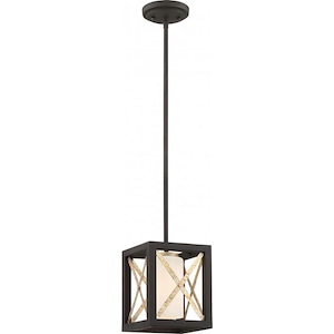 Boxer-One Light Mini-Pendant-7.13 Inches Wide by 8.63 Inches High - 668698
