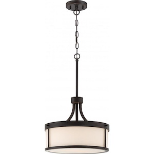 Denver-Two Light Pendant-14.38 Inches Wide by 11.75 Inches High