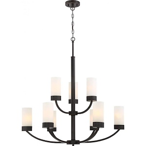Denver-Nine Light 2-Tier Chandelier-31 Inches Wide by 28 Inches High - 668797