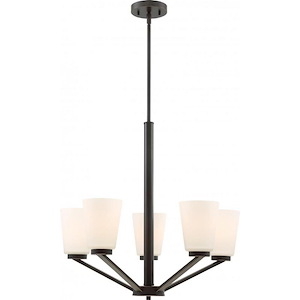 Nome-Five Light Chandelier-24 Inches Wide by 23 Inches High