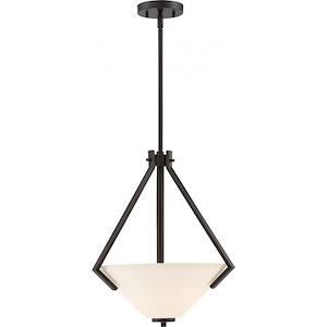 Nome-Two Light Pendant-16.13 Inches Wide by 18 Inches High