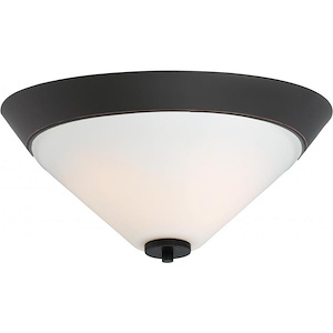 Nome-Two Light Flush Mount-16.88 Inches Wide by 7.13 Inches High - 668786