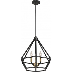 Orin-Three Light Pendant-18 Inches Wide by 19.25 Inches High