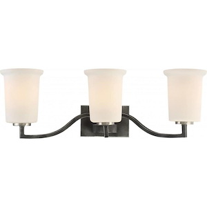 Chester-Three Light Bath Vantity-24 Inches Wide by 7.75 Inches High