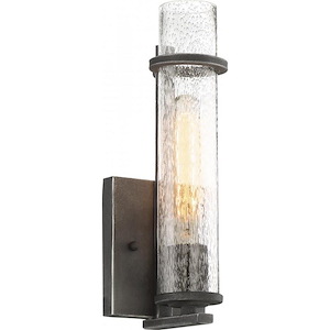 Donzi-One Light Wall Sconce-4.5 Inches Wide by 12.88 Inches High