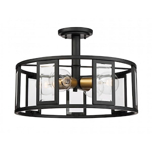 Payne-4 Light Semi-Flush Mount-17.13 Inches Wide by 11.63 Inches High - 1004265