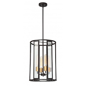 Payne-4 Light Foyer-14 Inches Wide by 20.75 Inches High