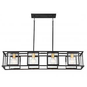 Payne-4 Light Trestle in Traditional Style-10 Inches Wide by 9 Inches High