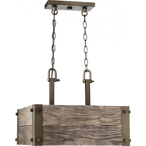 Winchester-4 Light Pendant in Traditional Style-18.75 Inches Wide by 15.25 Inches High