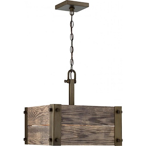 Winchester-4 Light Pendant in Traditional Style-18.75 Inches Wide by 15.25 Inches High - 1219648