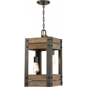 Winchester-2 Light Pendant-11.25 Inches Wide by 21 Inches High