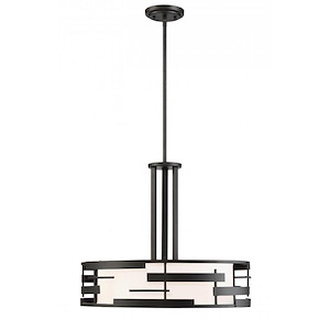 Lansing-3 Light Pendant in Traditional Style-21 Inches Wide by 18.13 Inches High - 1004203