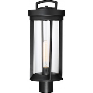 Huron-1 Light Outdoor Post Lantern in Transitional Style-8.25 Inches Wide by 20.88 Inches High - 1004170