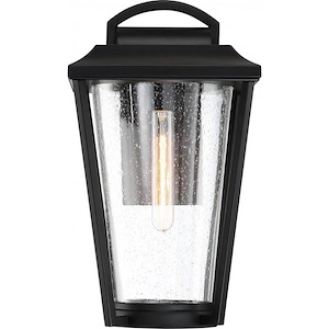Lakeview-1 Light Medium Outdoor Wall Lantern in Transitional Style-9 Inches Wide by 16.25 Inches High