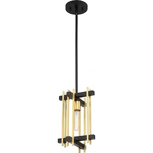 Marion-1 Light Mini Pendant in Transitional Style-8 Inches Wide by 13 Inches High - 1004231