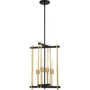 Marion-4 Light Pendant in Transitional Style-15 Inches Wide by 22 Inches High