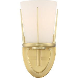 Serene-1 Light Wall Sconce in Contemporary Style-4.75 Inches Wide by 9.75 Inches High - 1004299